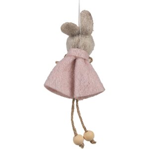 Clayre & Eef 65365 Decorative pendant rabbit 6x3x13...