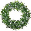 Clayre & Eef 65490 Decoration Wreath Christmas Ø 30x4 cm Green