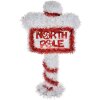 Clayre & Eef 65491 Christmas Decoration North Pole 20x8x36 cm Red White