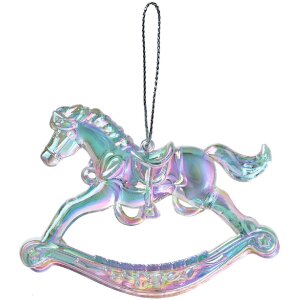 Clayre & Eef 65608 Rocking horse decorative hanger...