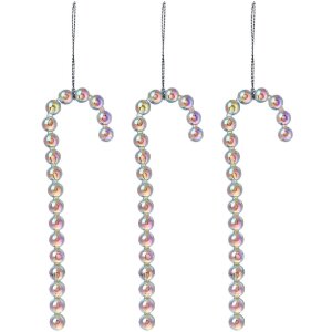 Clayre & Eef 65610 Pendant Candy Cane Silver 4x1x14...