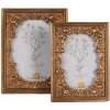 Clayre & Eef 2F1040 Photo frame 14x2x19 cm / 10x15 cm Gold coloured