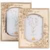 Clayre & Eef 2F1057 Photo frame 16x3x21 cm / 10x15 cm Beige Gold coloured