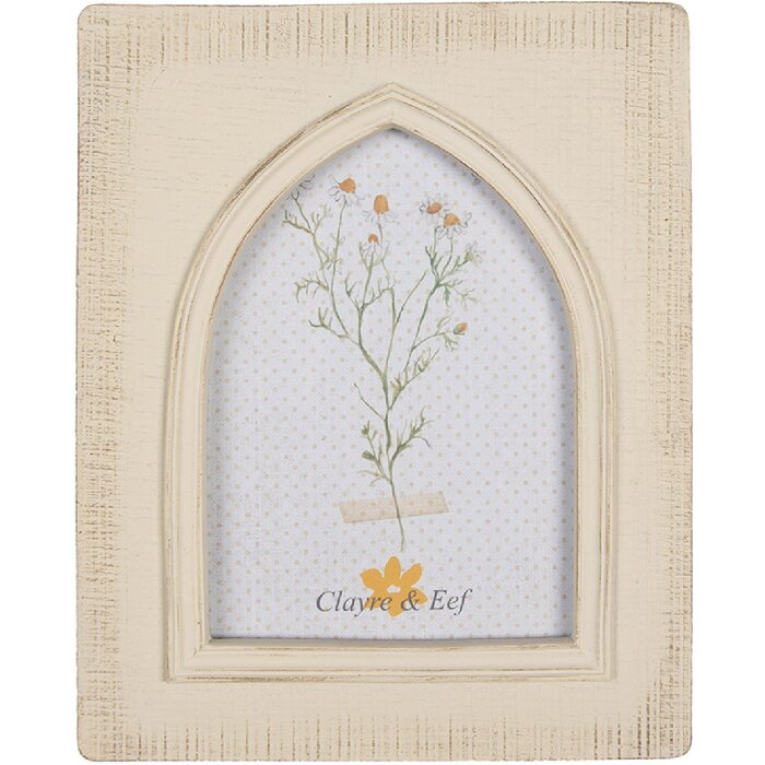 Clayre & Eef 2F1077 Photo Frame 17x2x22 cm / 10x15 cm Beige