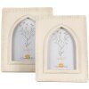 Clayre & Eef 2F1077 Photo Frame 17x2x22 cm / 10x15 cm Beige