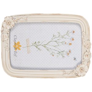 Clayre & Eef 2F1079 Photo Frame 14x2x19 cm / 10x15 cm Beige