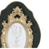 Clayre & Eef 2F1089 Photo Frame 22x3x31 cm / 10x15 cm Green Gold coloured