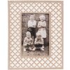 Clayre & Eef 2F1094 Photo Frame 18x1x23 cm / 10x15 cm White Brown