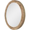 Clayre & Eef 52S305 Round Wall Mirror Brown Green Ø 60x6 cm