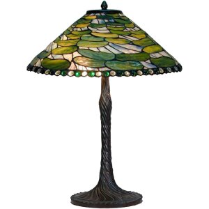 LumiLamp 5LL-6352 Table lamp Tiffany Green Ø 51x75...