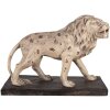 Clayre & Eef 5MG0030 Decoration Lion 55x23x40 cm Beige Brown