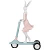 Clayre & Eef 5PR0133 Decorative rabbit 42x16x62 cm White Pink for the home