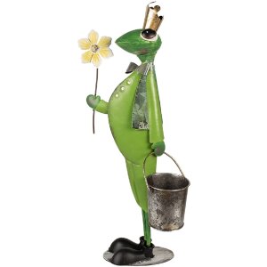 Clayre & Eef 5Y1218 Decoration Frog 29x15x67 cm Green