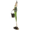 Clayre & Eef 5Y1219 Decorative Bird Green 30x15x83 cm Stylish Garden Design