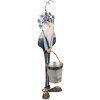 Clayre & Eef 5Y1221 Decoration Dwarf Blue White 19x18x67 cm