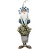 Clayre & Eef 5Y1221 Decoration Dwarf Blue White 19x18x67 cm