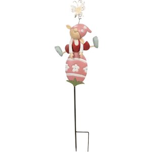 Clayre & Eef 5Y1223 Garden plug gnome 24x7x84 cm Pink