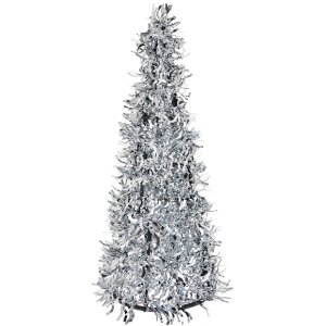 Clayre & Eef 65537L Christmas Tree Decoration Silver...