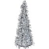 Clayre & Eef 65537L Christmas Tree Decoration Silver Ø 18x46 cm