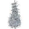 Clayre & Eef 65537S Christmas Tree Decoration Silver Coloured Ø 12x25 cm