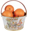 Clayre & Eef 6BL0107 Basket Ø 19x10 cm White