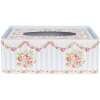 Clayre & Eef 6BL0119 Handkerchief Box 25x13x10 cm Blue