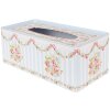 Clayre & Eef 6BL0119 Handkerchief Box 25x13x10 cm Blue