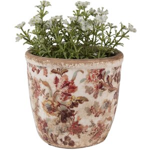 Clayre & Eef 6CE1649XS Decoration Flower Pot Ø...