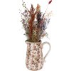 Clayre & Eef 6CE1651L Decoration Jug 21x15x23 cm Beige Pink