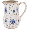 Clayre & Eef 6CE1660M Decoration Jug 16x12x18 cm Beige Blue