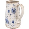 Clayre & Eef 6CE1660M Decoration Jug 16x12x18 cm Beige Blue