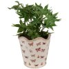 Clayre & Eef 6CE1664L Decoration Flower Pot Ø 19x18 cm Beige Pink