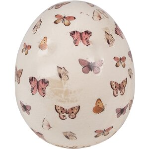 Clayre & Eef 6CE1667L Decoration Egg Ø 14x16...