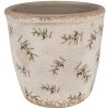 Clayre & Eef 6CE1669M Decoration Flowerpot Ø 14x13 cm Beige Blue