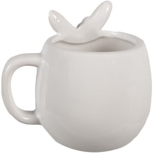 Clayre & Eef 6CE1677 Mug 13x10x11 cm / 350 ml White