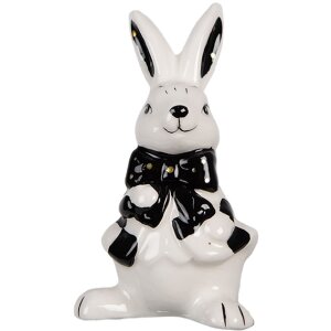 Clayre & Eef 6CE1691 Decorative Statue Rabbit White...