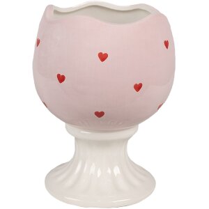 Clayre & Eef 6CE1696 Storage Pot Ø 13x25 cm Pink