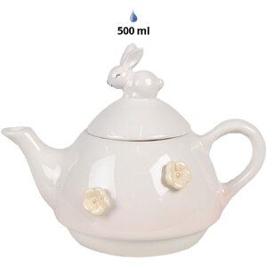 Clayre & Eef 6CE1698 Tea Set White 18x12x13 &...