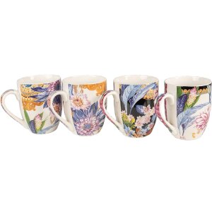 Clayre & Eef 6CEMS0046 Mug 4 pieces 12x 8x10 cm / 300...