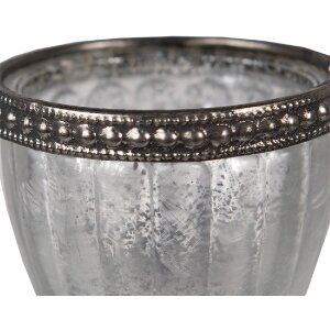 Clayre & Eef 6GL4381 Tealight Holder Silver Ø...