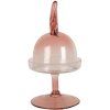 Clayre & Eef 6GL4385 Glass Bell Jar Pink Ø 12x23 cm - Elegant Presentation