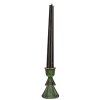 Clayre & Eef 6GL4396GR Candlestick Ø 6x10 cm Green