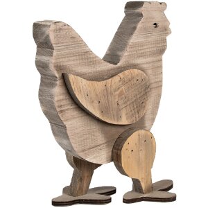 Clayre & Eef 6H2321 Decorative Chicken 23x12x28cm Brown - Stylish country house decoration