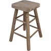 Clayre & Eef 6H2325 Plant Table Brown 33x33x49 cm Elegant Design