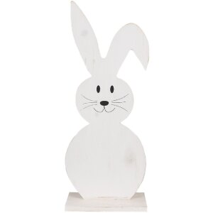 Clayre & Eef 6H2327 Decorative Rabbit White 20x9x50 cm