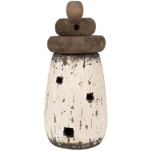 Clayre & Eef 6H2335 Lighthouse Decoration White Brown...