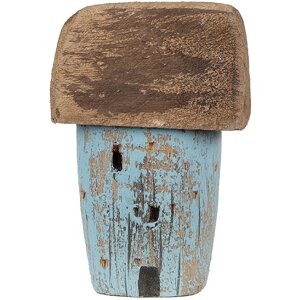 Clayre & Eef 6H2338 House Decoration 6x4x10 cm Blue...