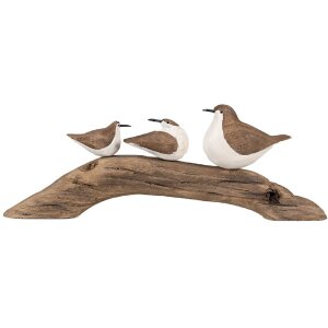 Clayre & Eef 6H2340 Decoration Birds 35x5x12 cm Brown...