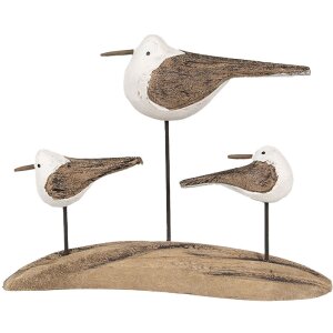 Clayre & Eef 6H2346 Decorative Birds 17x5x14 cm Brown...