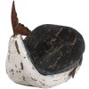 Clayre & Eef 6H2349 Decorative Whale 36x15x23 cm Black White